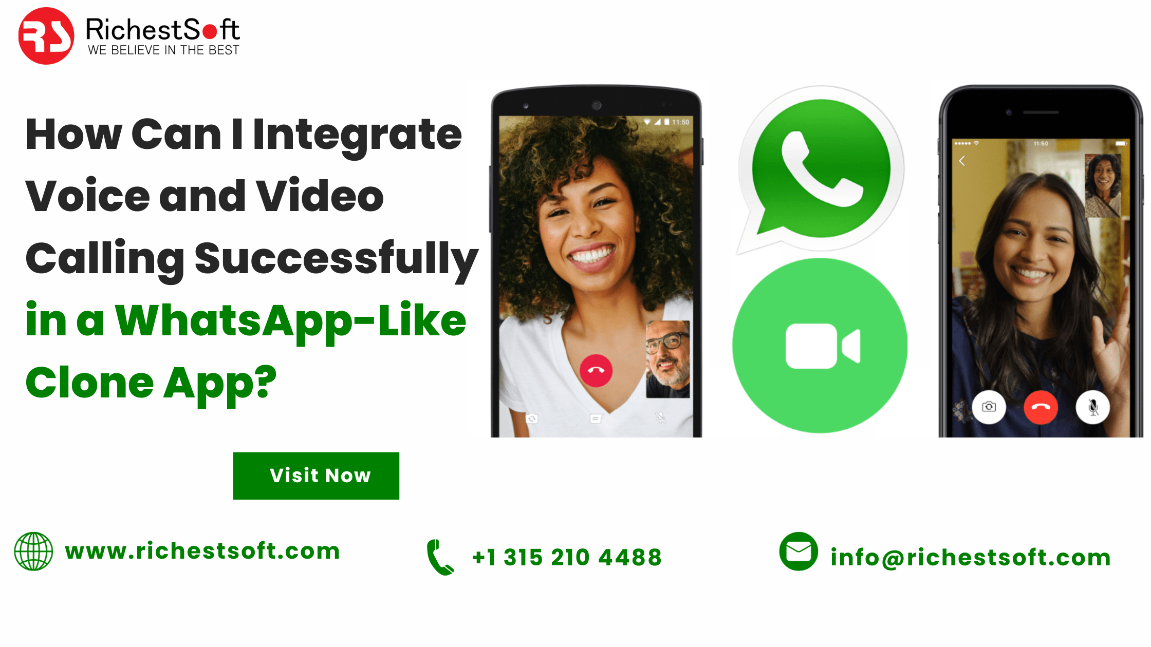 How Can I Integrate Voice and Video Calling Successfully in a WhatsApp-Like Clone App?