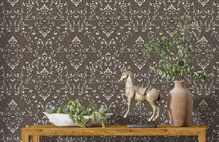 Elevate Your Walls with Damask Wallpaper: Classic, Single Design Repeat, Mural, and Line Design Options